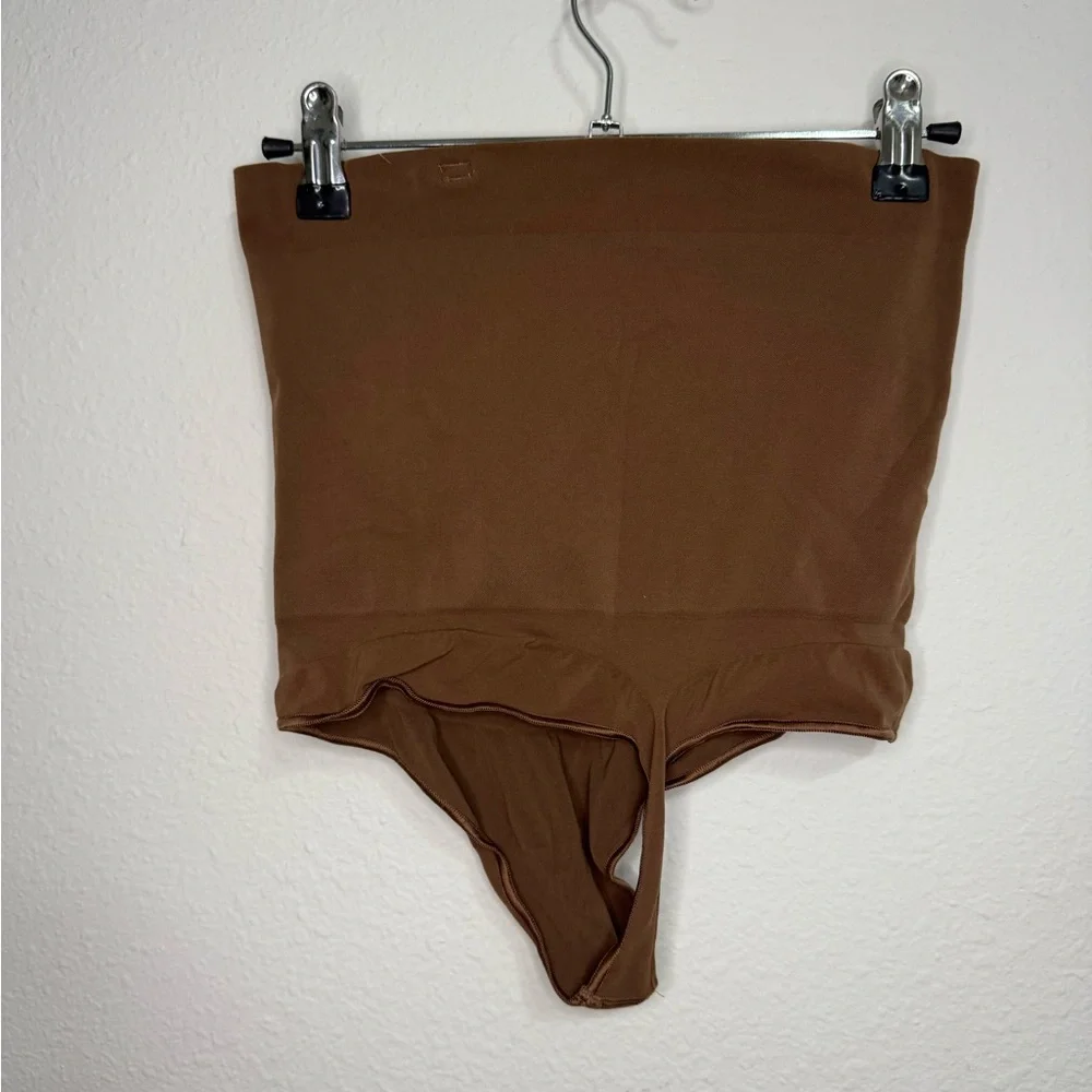 SKIMS Tan High-Waisted Shapewear - Picture 2 of 2
